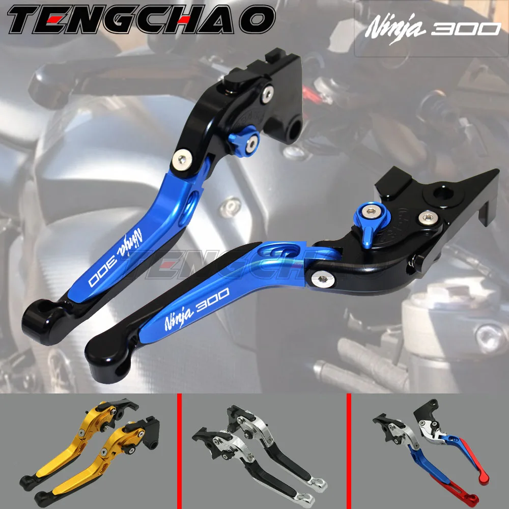 RiderJacky CNC короткий регулируемый тормозной рычаг сцепления для Kawasaki NINJA 300R Ninja300 Ninja