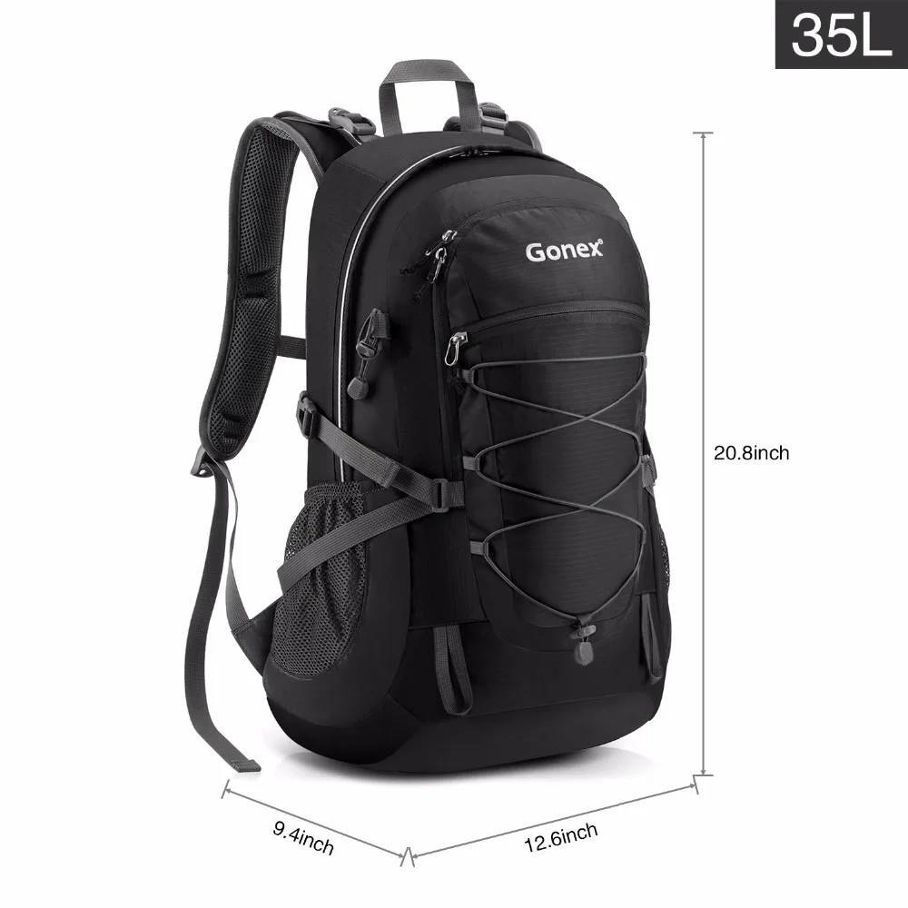 Gonex 35L Пеший Туризм рюкзак кемпинг на открытом воздухе походы дождевик в