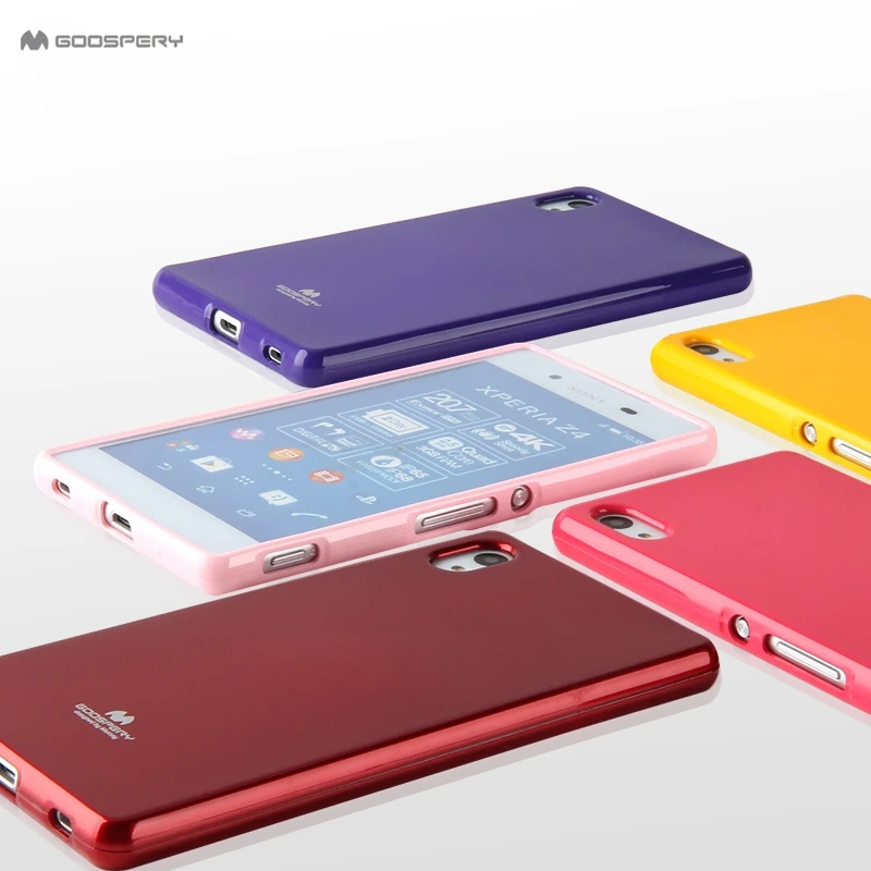 Мягкий Силиконовый противоударный чехол Goospery Candy для sony Xperia XA XA1 XZ XZ1 X Compact M5 M4 Aqua чехол для телефона s Capa