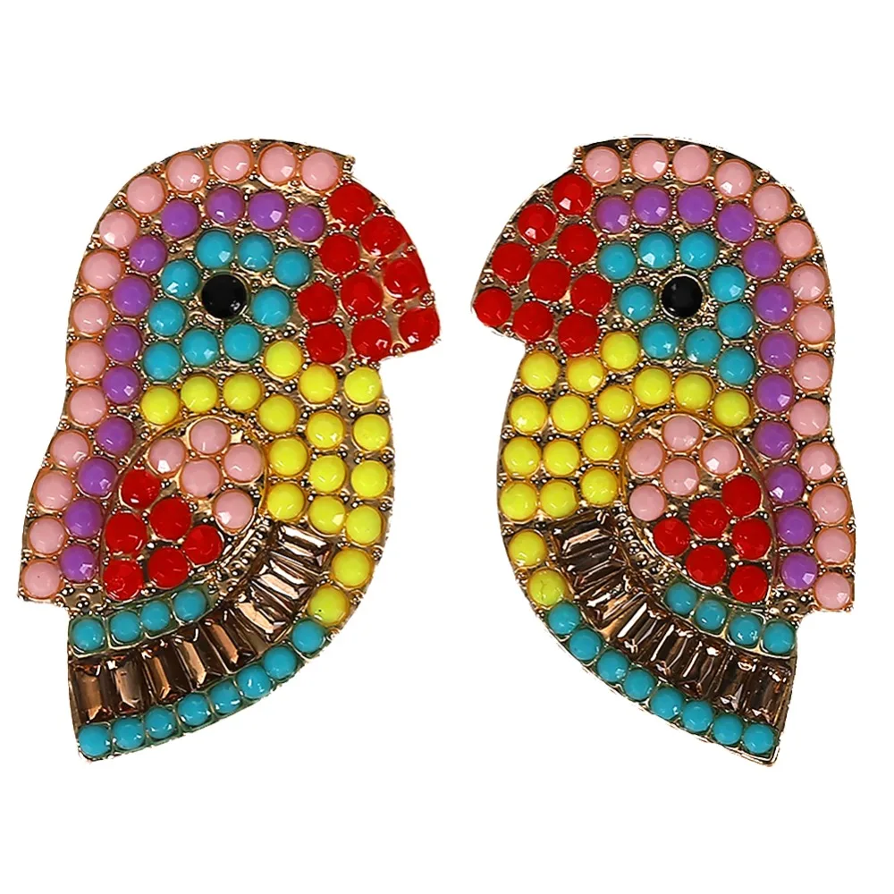 Dvacaman, Boho, новые серьги в виде птиц, длинные висячие серьги для женщин, трендовые уникальные серьги с кисточками из смолы, массивные Свадебные ювелирные изделия