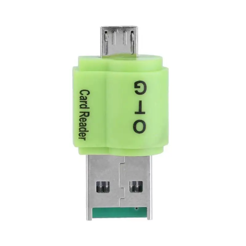 Устройство для чтения OTG карт 2 в 1 USB 0 SD карты TF|Картридеры| |