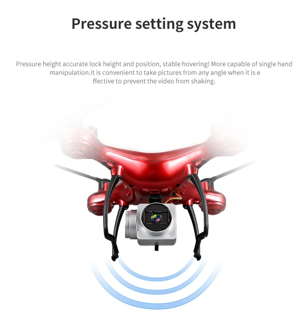 Макс до 25 минут игры 2,4G RC дроны Квадрокоптер вертолет 1080P wifi FPV HD камера набор высота холдинг 3D прокатки траектории полета