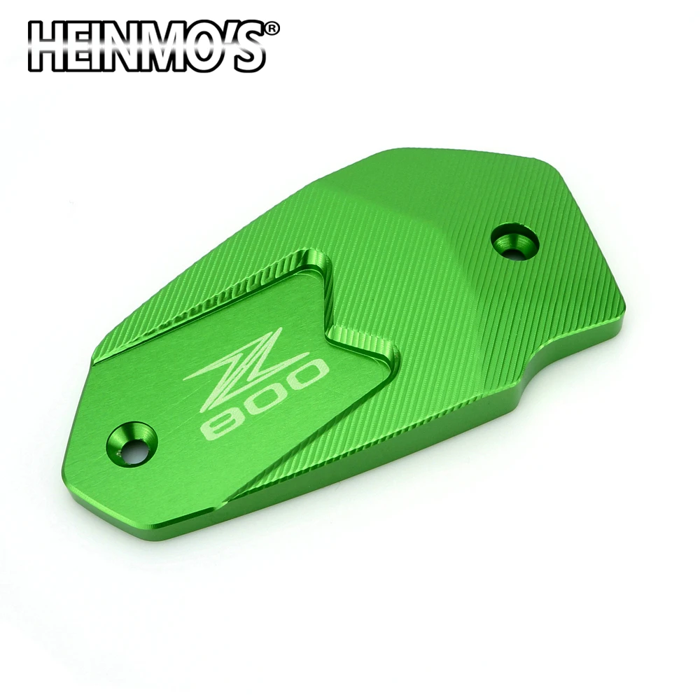 Для Kawasaki Z800 Z-800 Z 800 CNC алюминиевый бачок тормозной жидкости для переднего колеса крышка с логотипом мотоциклетные части верхняя крышка насоса - Цвет: Зеленый