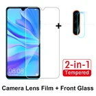 2 в 1 закаленное стекло для Huawei P 30 Lite Защита объектива камеры Защитная пленка для телефона для Huawei P30 Lite защита экрана HD Стекло