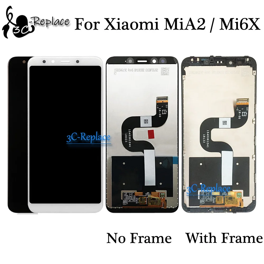 Оригинальный Новый ЖК дисплей с дигитайзером и сенсорным экраном для Xiaomi Mi A2 MIA2