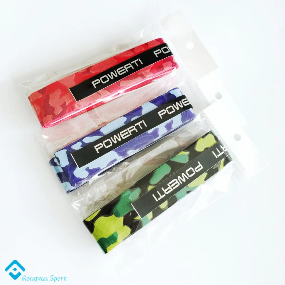 POWERTI 15 шт/партия Psychedelic Stick Теннисная ракетка Захваты тонкие ракетки для