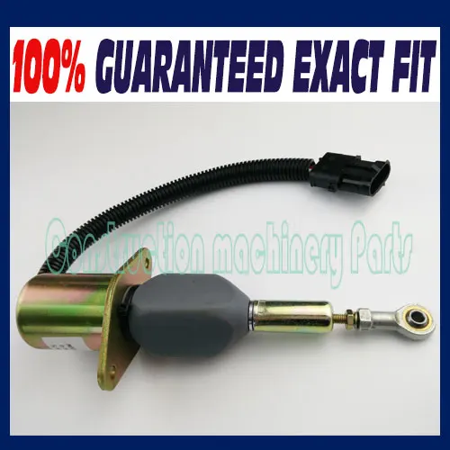 

12V FITS FOR HYUNDAI R300 KOMATSU PC360-7 FOR CUMMINS 6BT 6CT SHUT DOWN SOLENOID 3930233