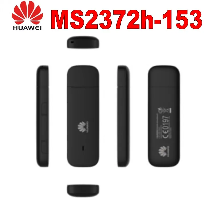 Unlocked Huawei MS2372 Stick MS2372h-153 with 2 pcs Antenna 150Mbps 4G LTE USB dongle datacard With Sim Card Slot 4G Modem