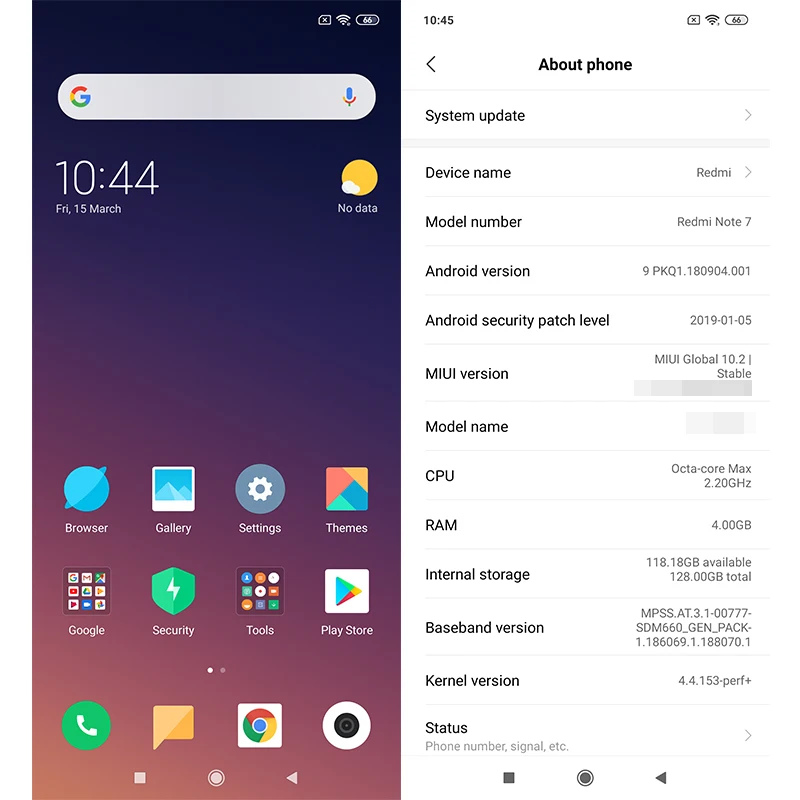Глобальная версия Xiaomi Redmi Note 7 4 ГБ ОЗУ 128 Гб ПЗУ мобильный телефон S660 Восьмиядерный