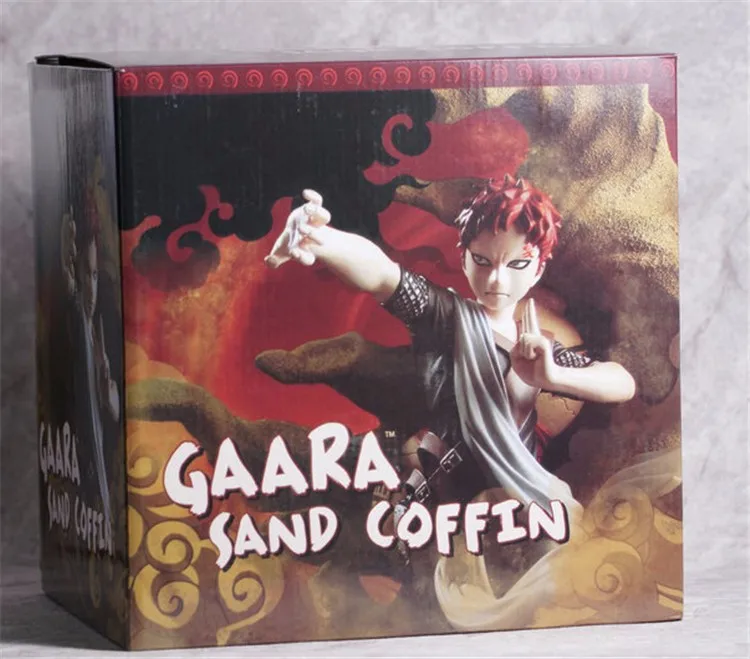 Героя аниме Наруто Узумаки фигурку ниндзя Uzumaki Naruto Gaara песок гроб казекаге Toynami