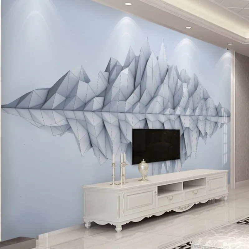 Dropship Colomac Wallpaper Children High Definition Minimalist Geometric Mural Papel De Parede 3d Home Improvement | Обустройство