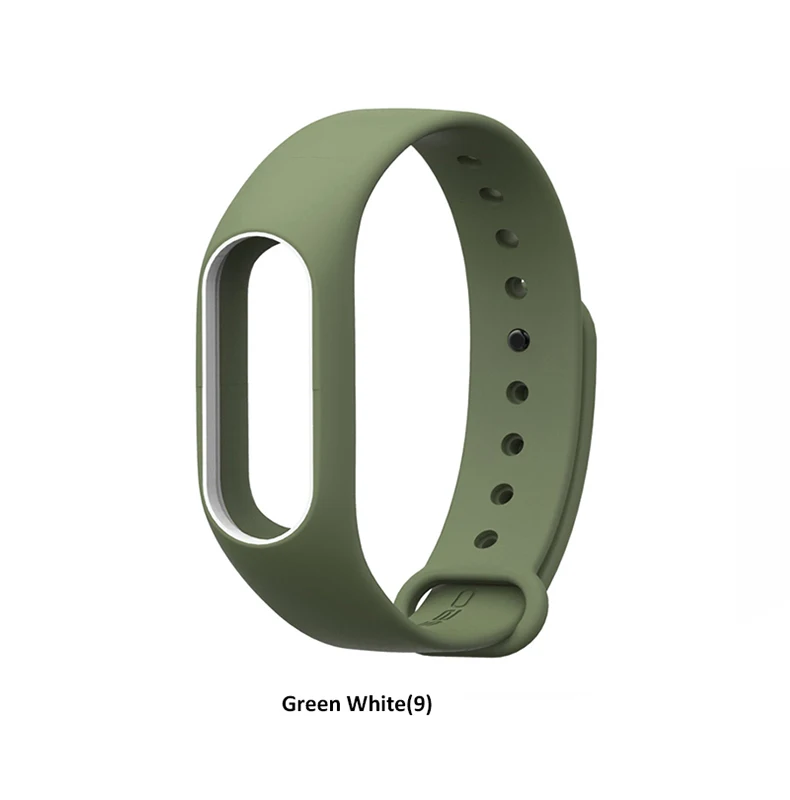 Двойной цвет mi band 2 аксессуары pulseira mi band 2 ремешок сменный силиконовый ремешок для xiaomi mi2 умный Браслет
