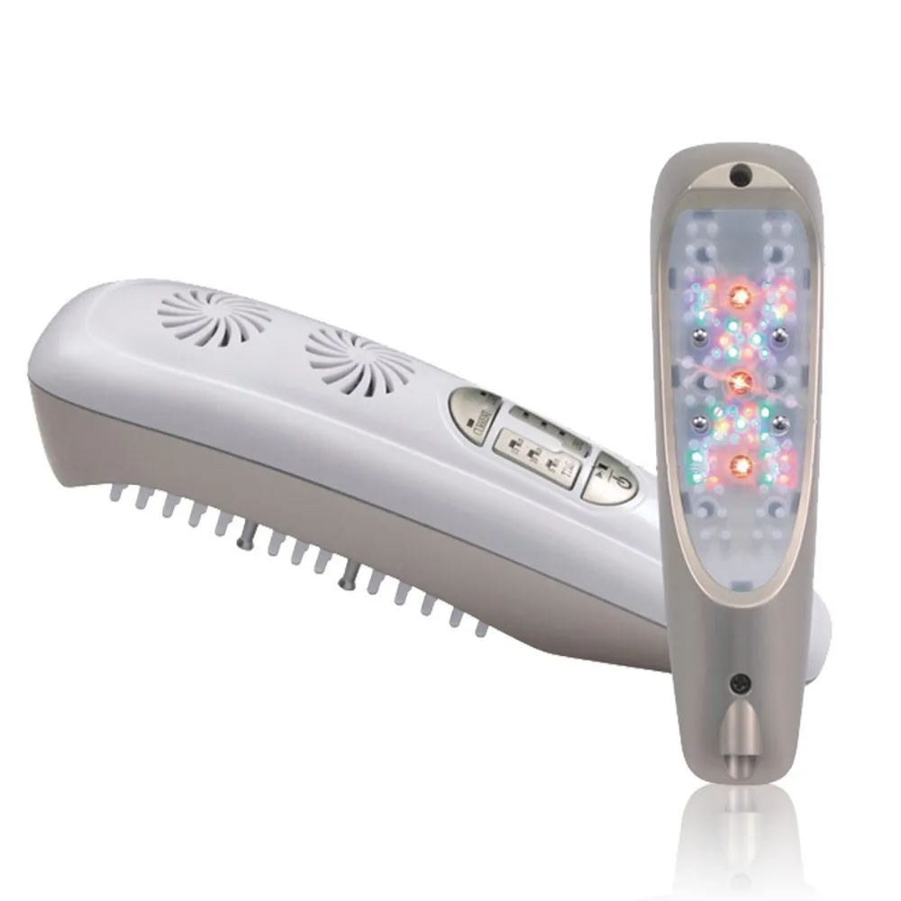 2017 Laser Comb Treatment Fast Activate Hair Follicles Hair Regrowth Micro Current Scalp Massage Instrument for Thinning Hair