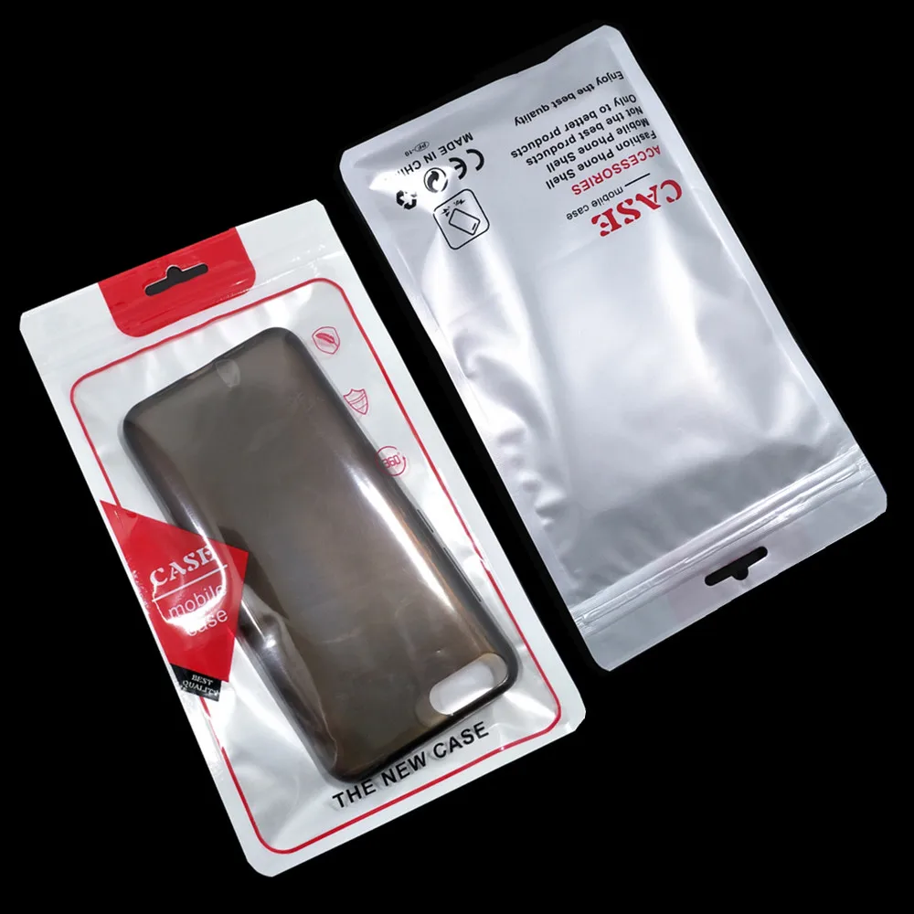 100 шт. 12x21 см красочные пластик универсальный чехол для телефона Zip Lock упаковка сумка с отверстием самозапечатывающийся на молнии чехол для iPhone