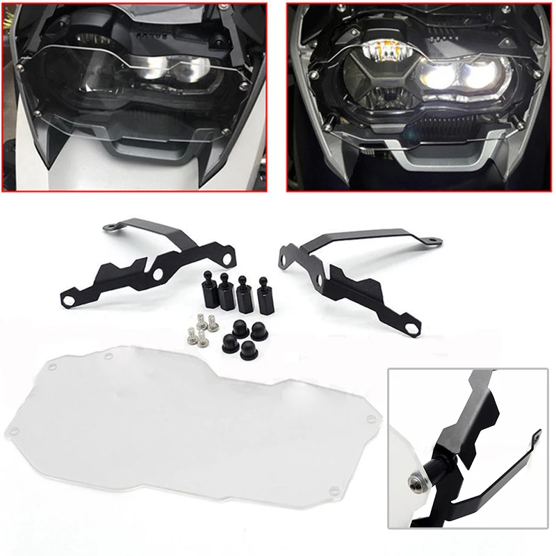 

1 шт., защитная крышка для передних фар BMW R1200GS, 13-16