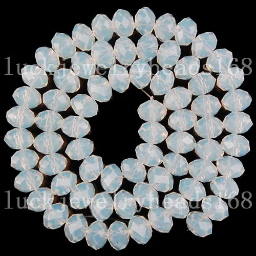 Бесплатная доставка Женская бижутерия 5x8 мм граненые бусины с опалом свободные 15