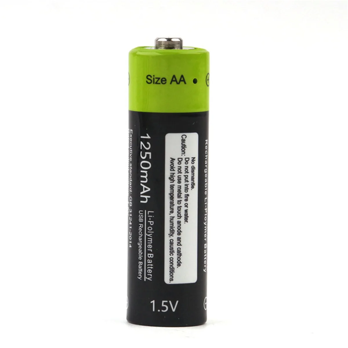 Перезаряжаемая батарея RS AA 1 5 В 1250 мА · ч USB перезаряжаемые батареи литий ионный