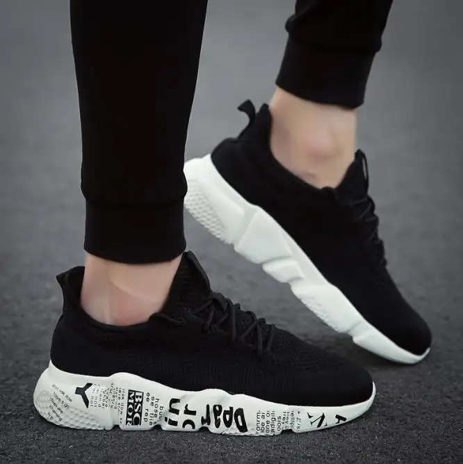 Тканая мужская повседневная обувь дышащая Tenis Masculino zapatos hombre Sapatos мужские