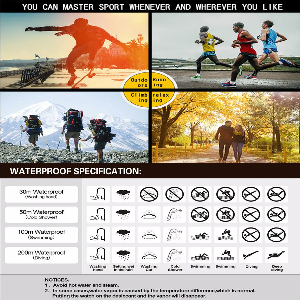 

Men Sports Watches Analog Digital Military Army Sport LED Waterproof Wrist Watch Masculino Brand relogio masculino