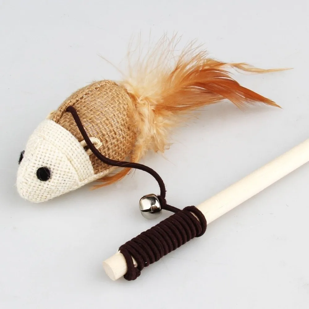 1 шт. с изображением котенка одежда средство обучения домашних животных перо