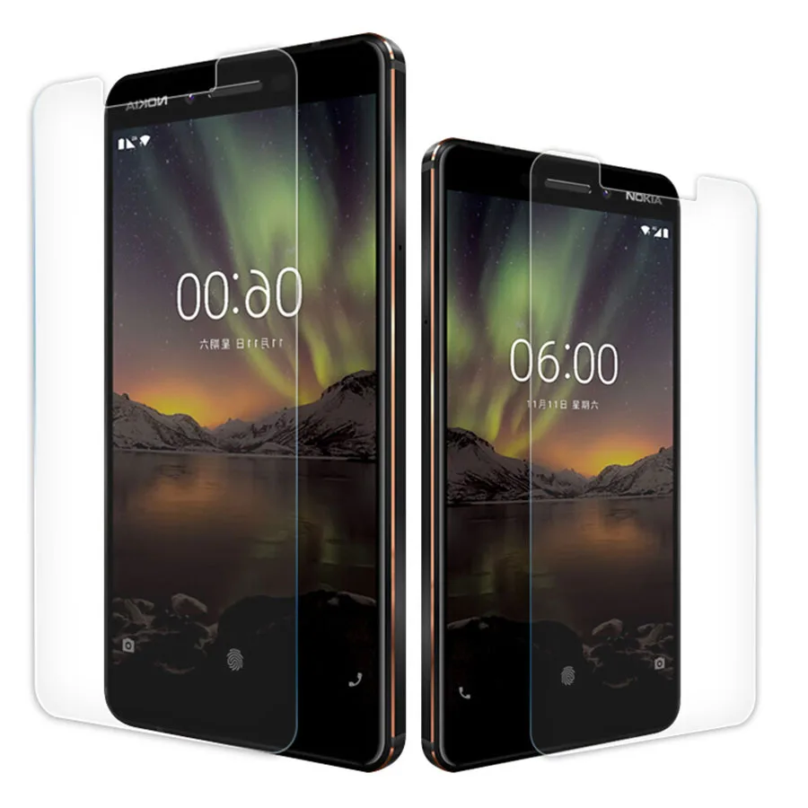 Закаленное стекло для Nokia 6 2018 защита экрана телефона защитная пленка X6 X5 9 2 1 3 5 plus