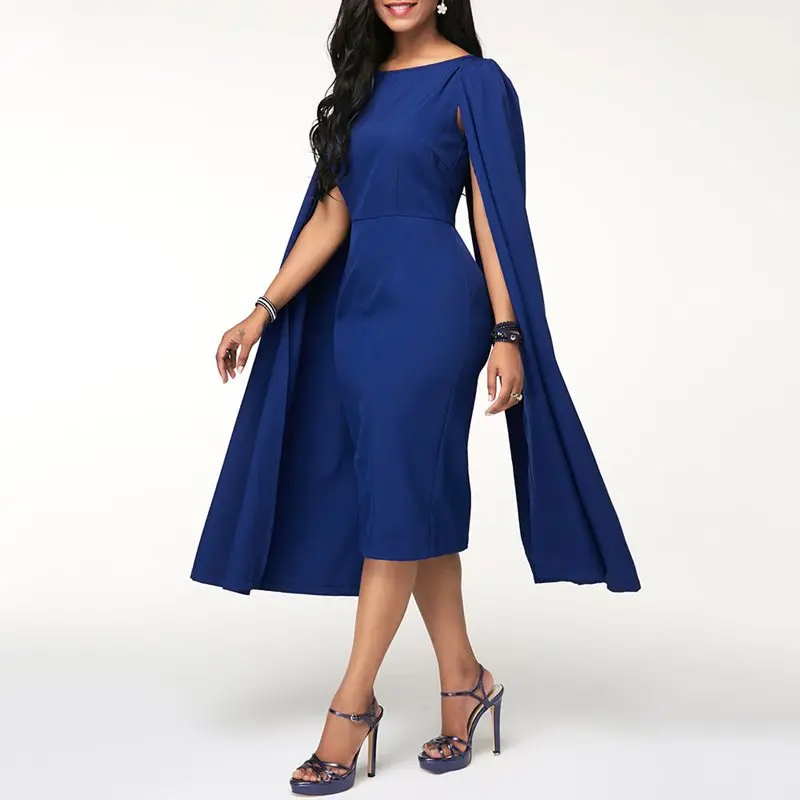 Элегантные летние винтажные офисные женские африканские платья миди размера