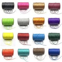 10 meterlot 1 0mm waxed cord thread string strap necklace rope bead for jewelry making diy bracelet necklace