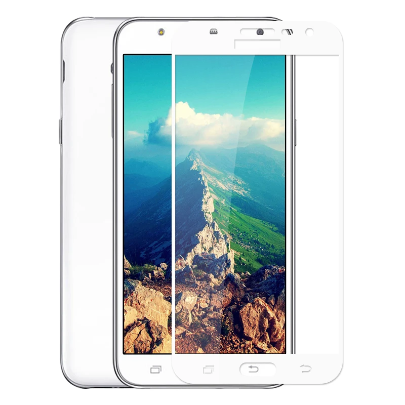 Закаленное стекло для Samsung Galaxy J5 2015 SM J500F жесткое Защитное класс полный