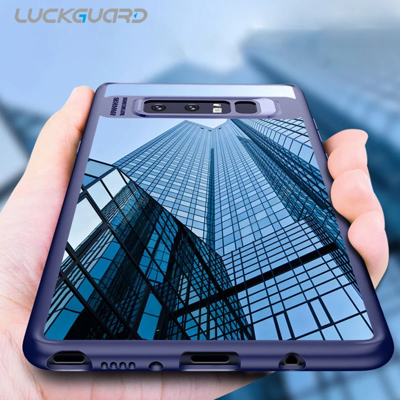 Luckguard Оригинальный чехол для Samsung Примечание 8 Роскошные силиконовый Край тонкий
