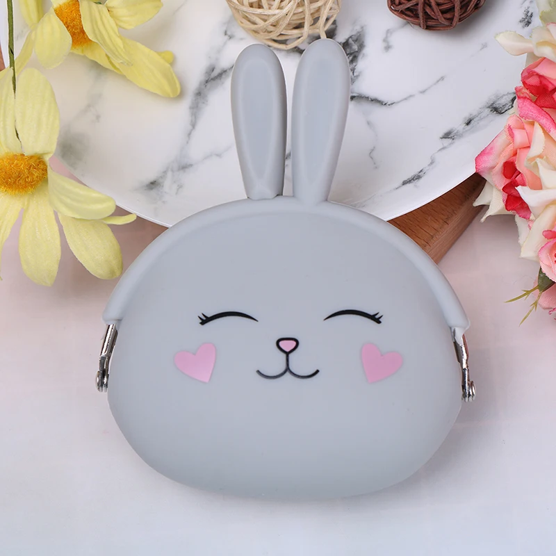 Новинка 2019 модный кошелек для монет милый мультипликационный кролик в стиле