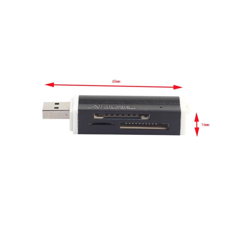 USB 2 0 все в 1 мульти устройство для чтения карт памяти TF Micro SD MMC SDHC M2 Memory Stick MS Duo RS