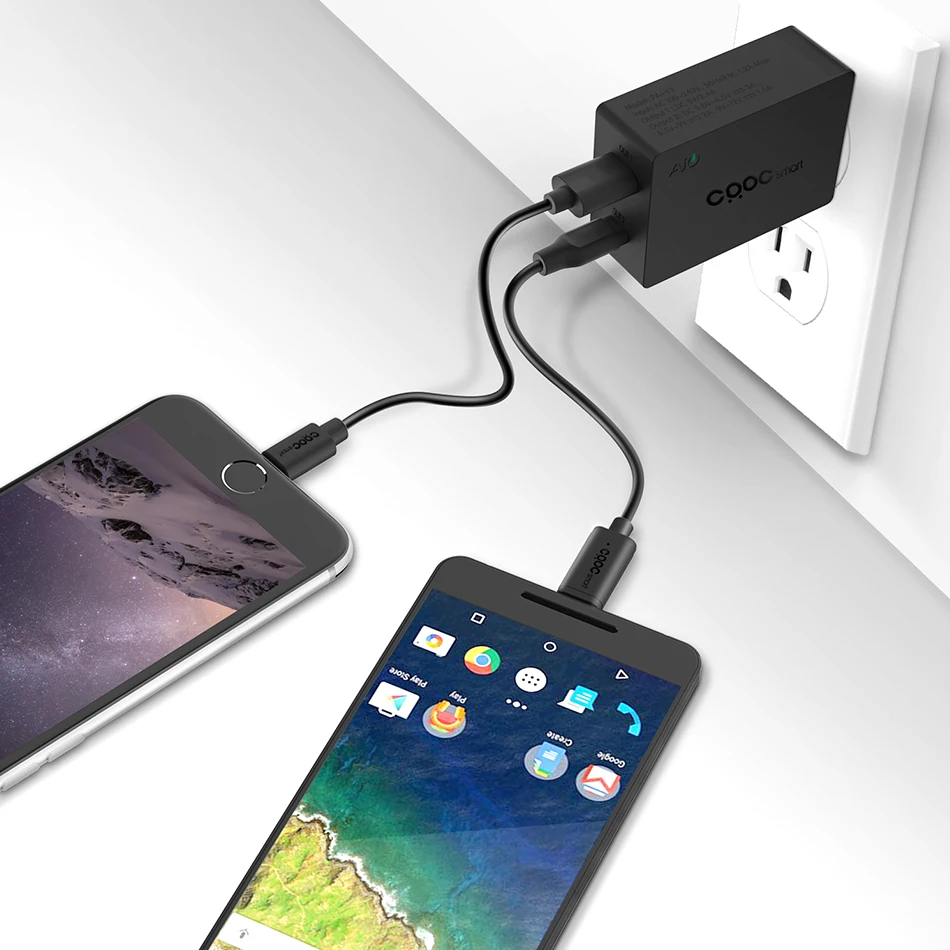 Тип c Quick Charge 3.0 и USB Зарядное устройство crdc смарт-мобильный телефон Портативный