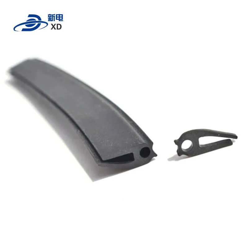 

Rubber edging for sheet metal door bottom rubberl strip