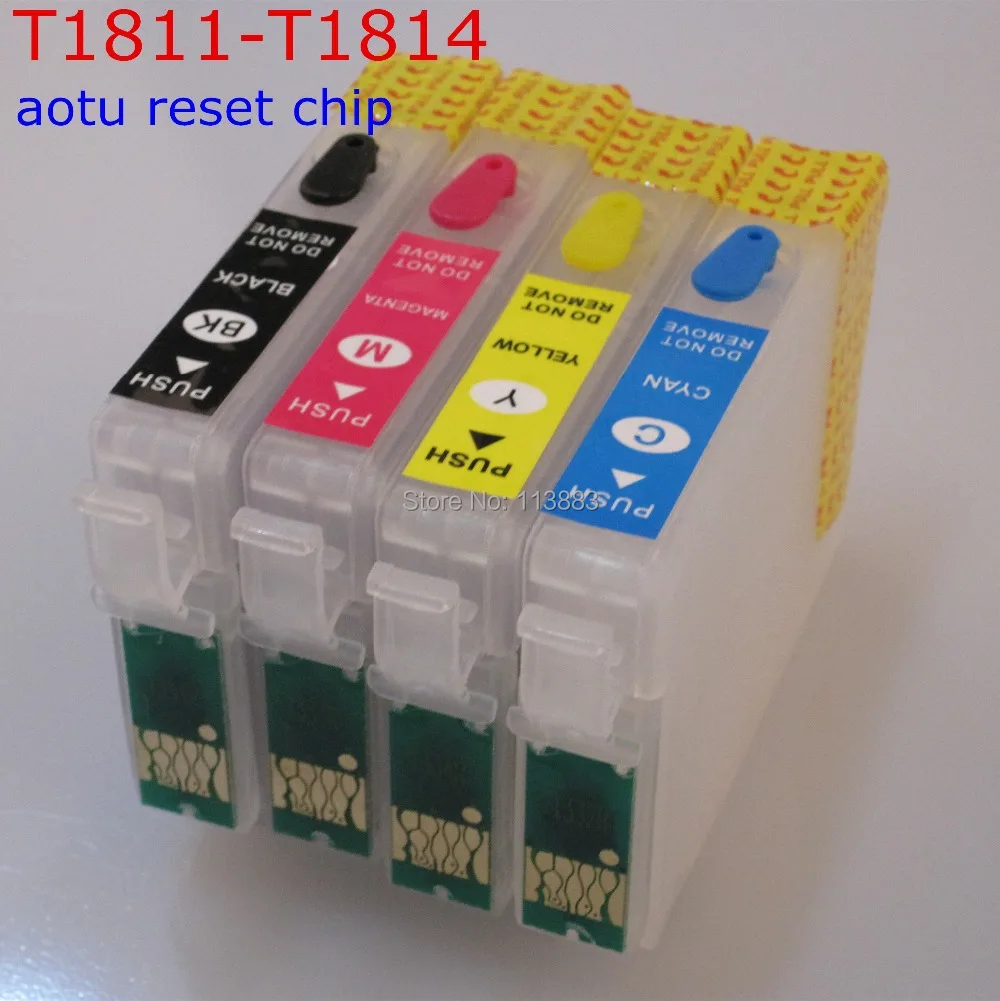 T1811 многоразовый картридж для принтера EPSON XP30/XP102/XP202/XP205/XP302/XP305/XP402/XP405/XP215/XP312/ XP415|ink
