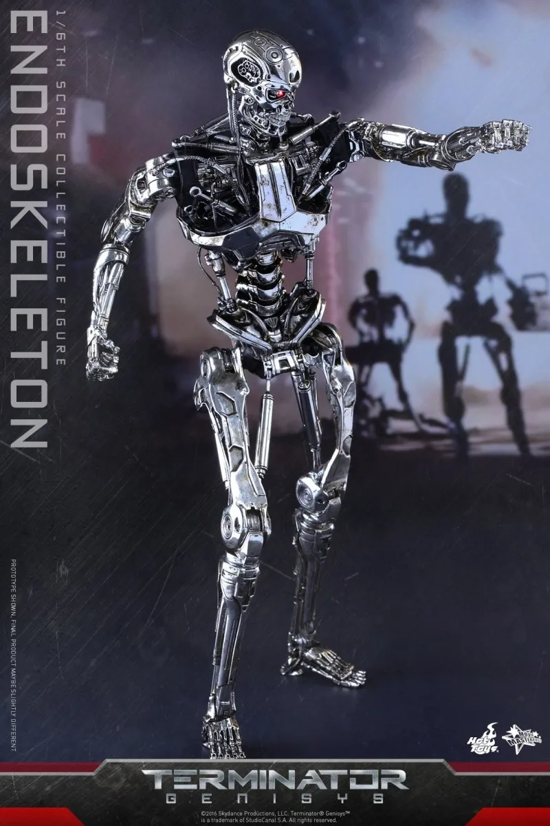 1/6 Terminator Genisys 5 T800 Endoskeleton Коллекция фигурка модель игрушки