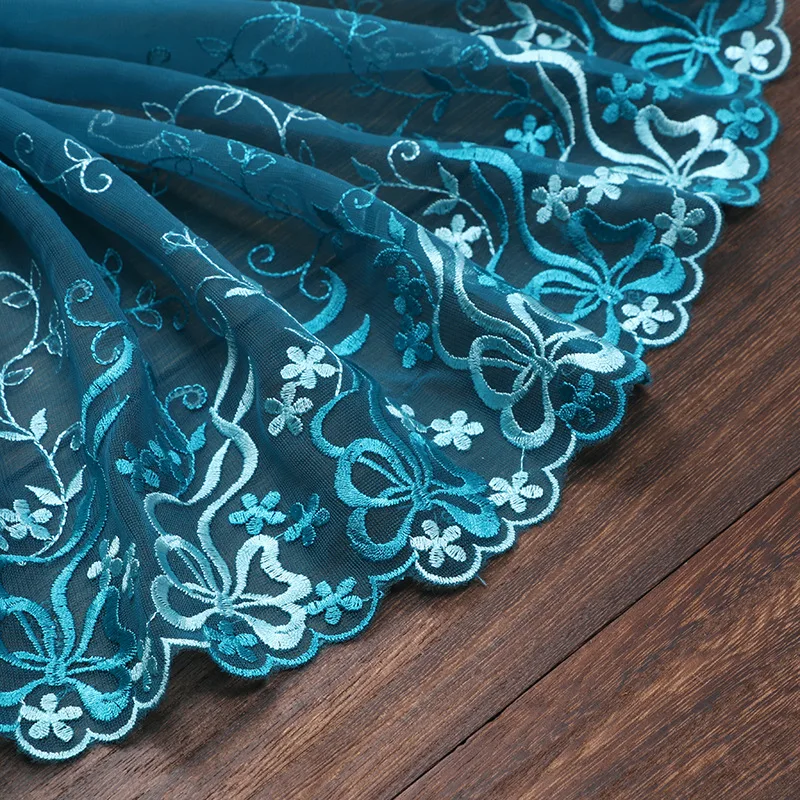 2 м красочные эластичные тесьмовые фабричные стрейч кружевной отделкой