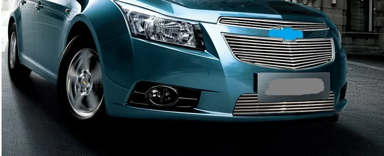 Для Chevy cruze 2009-2013 Передняя решетка решетки вставки сетки 3 шт