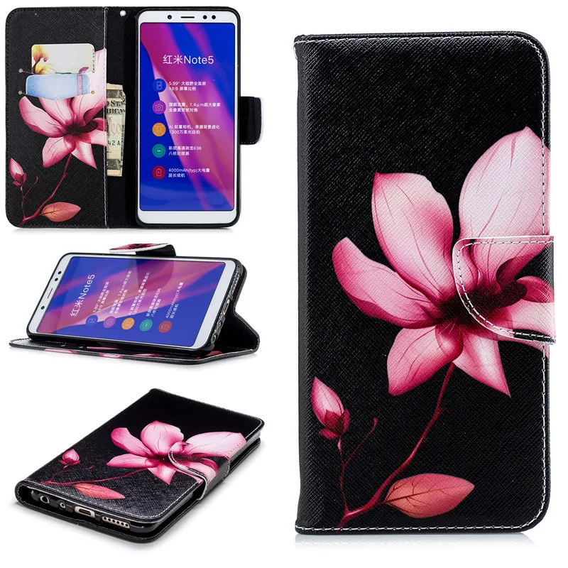 Кожаный чехол-книжка из искусственной кожи чехол для Xiaomi mi A1 A2 Lite Red mi 8 8A 7 7A 6 6A Note 8T Note 5, 6, 7, K20 Pro 4 4X чехол-портмоне с функцией подставки чехол для телефона