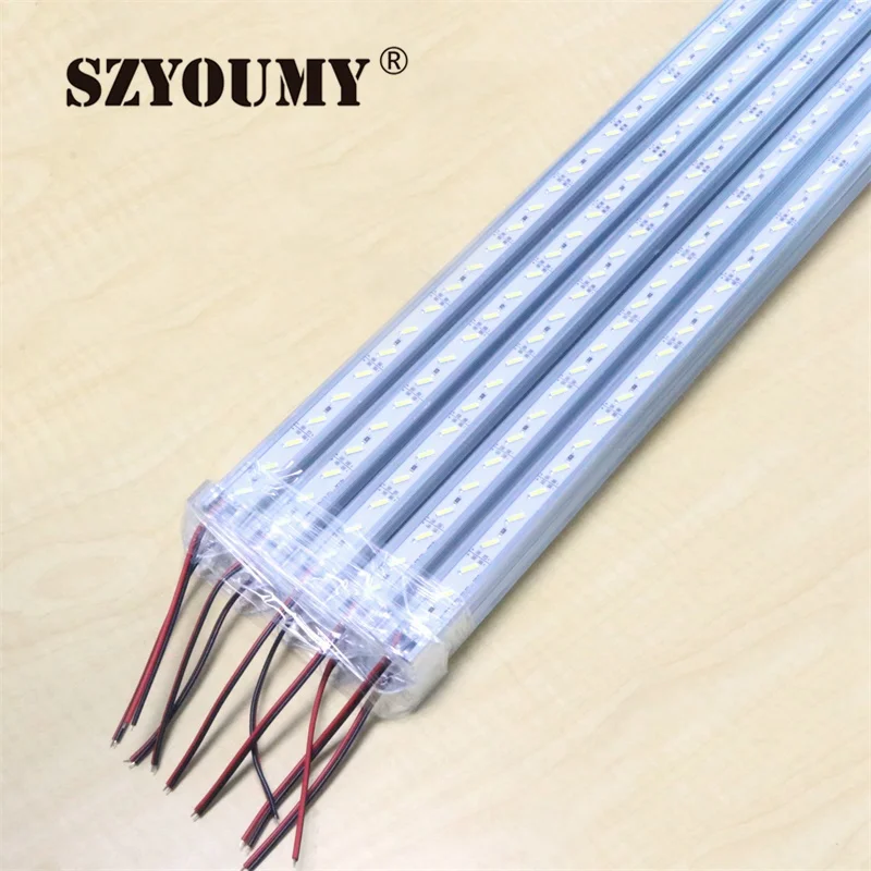 SZYOUMY Высококачественная светодиодная световая панель 7020 1 м 72 LED 5 108 СВЕТОДИОДНАЯ