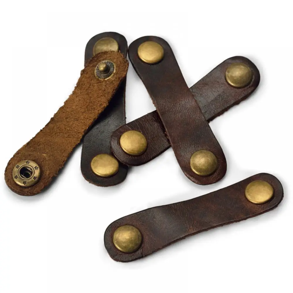 Держатель для кабеля органайзер катушка кожаный держатель наушников кабельных