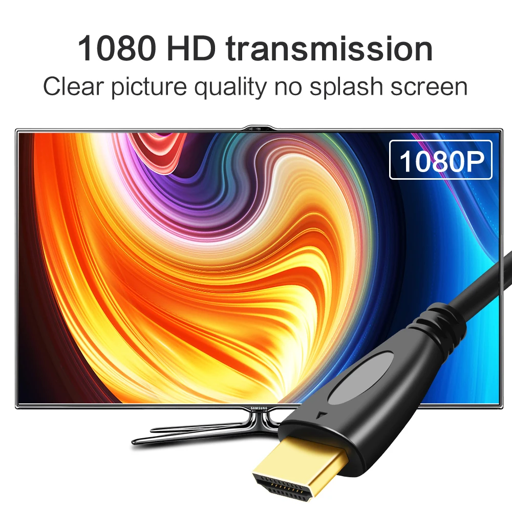 1080P видео кабели Позолоченные 1 4 3D Кабель HDMI-совместимый кабель для HDTV DVD XBOX PS3