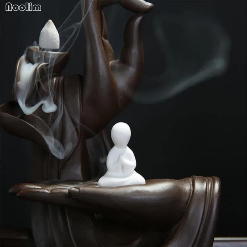 Искусственная курильница подставка для благовоний с искусственным лотосом + 20шт конусов креативный