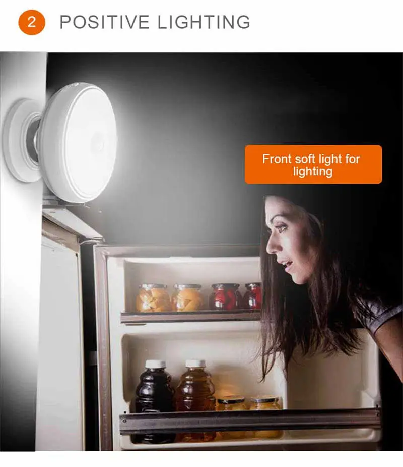 ARILUX вращающийся на 360 градусов перезаряжаемый светодиодный Ночной светильник, настенный светильник для безопасности, светильник с датчиком движения для спальни, лестницы, кухонного освещения