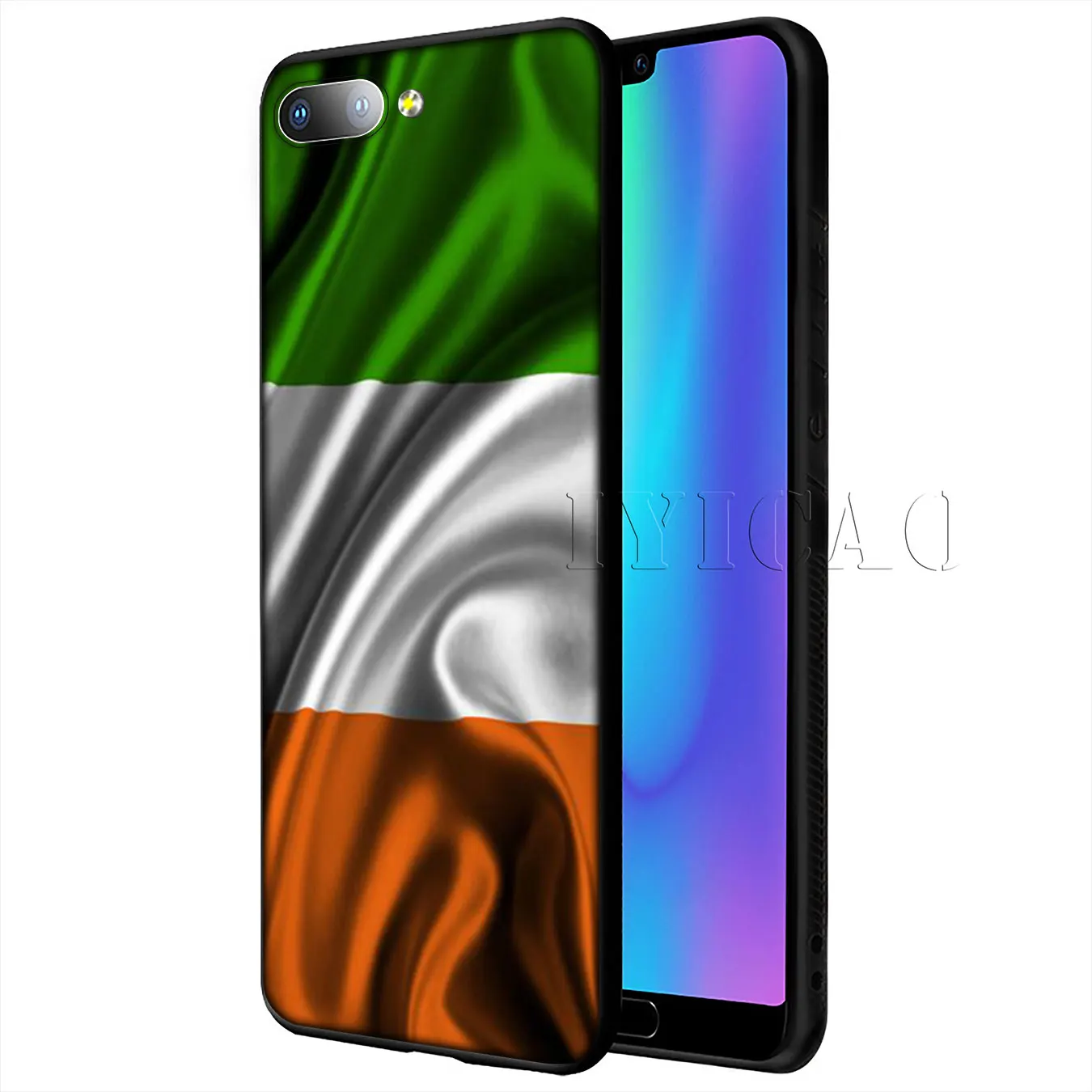 IYICAO Мягкий силиконовый чехол для телефона с изображением ирландского флага Huawei Y9