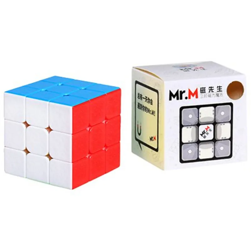 Магнитный магический куб SHENGSHOU Mr.M 3x3x3 скоростной головоломка развивающая игрушка