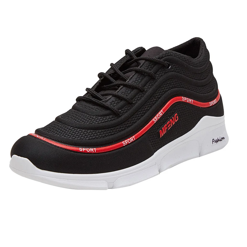 2019 Новая повседневная обувь Мужская дышащая летняя сетчатая кроссовки модные