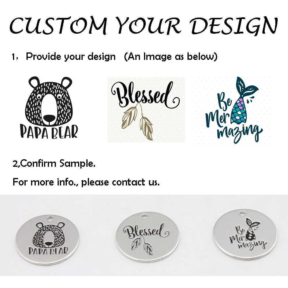 Папа вы Храбрый вдохновляющие ручной штамп выгравированы Шарм Подвеска