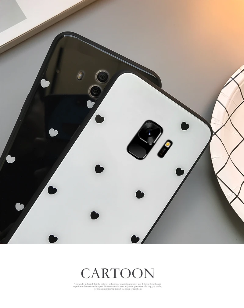Для samsung Galaxy s10 s10e s9 s8 plus note 8 9 M10 M20 M30 A6 A7 A8 A9 j4 j6 plus A20 A30 A50 A70 сердце стекло чехол и ремешок