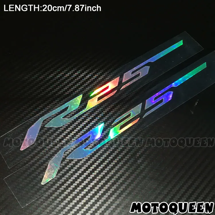 R15 Laser Мотоциклетные Светоотражающие лазерные накладки для шлема, наклейки для YAMAHA YZF-R1 R6 R1M XJ6 MT-07 MT-09 R15 R25 FAZER TMAX 500 530 - Цвет: R15 Laser