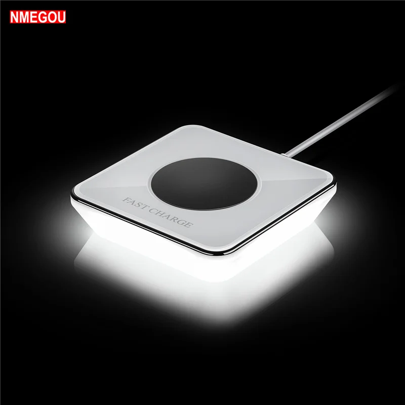 Night Light Induction Qi Fast Wireless Charger Dock for IPhone X XS XR Max 8 Plus Samsung Galaxy S8 S9 Note 9 Quick Charge | Мобильные